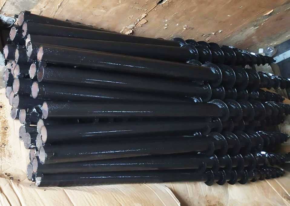 Винтовые сваи, наконечники, діаметр 57, геошуруп, палі, монтаж