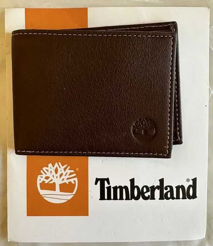 Кошелек мужской кожаный timeberland slimfold