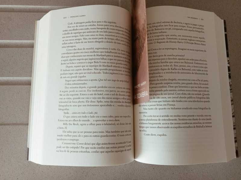 Livro Príncipe Harry : "Na Sombra"