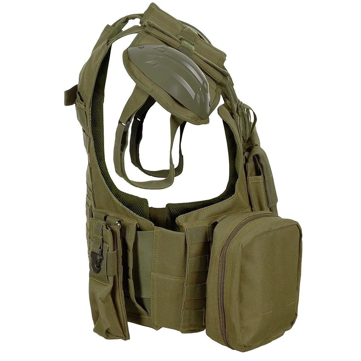 Плитоноска MFH Combat Vest with quick Release OD Green