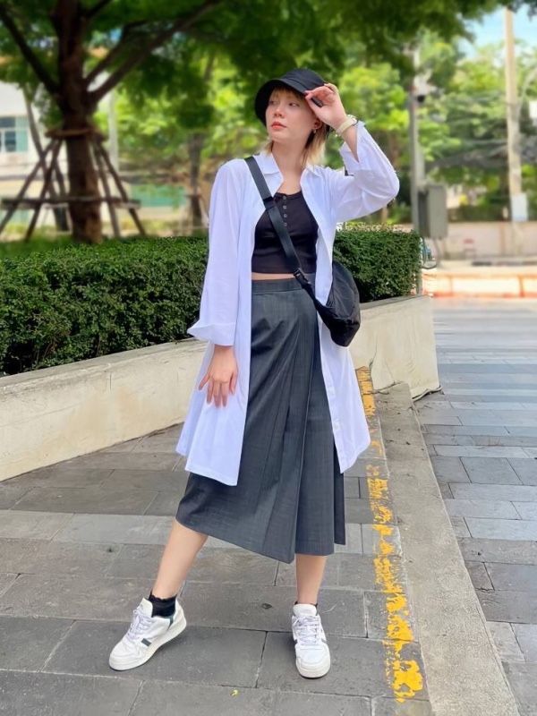 Сукня-халат UNIQLO біла 100% котон Розмір S
