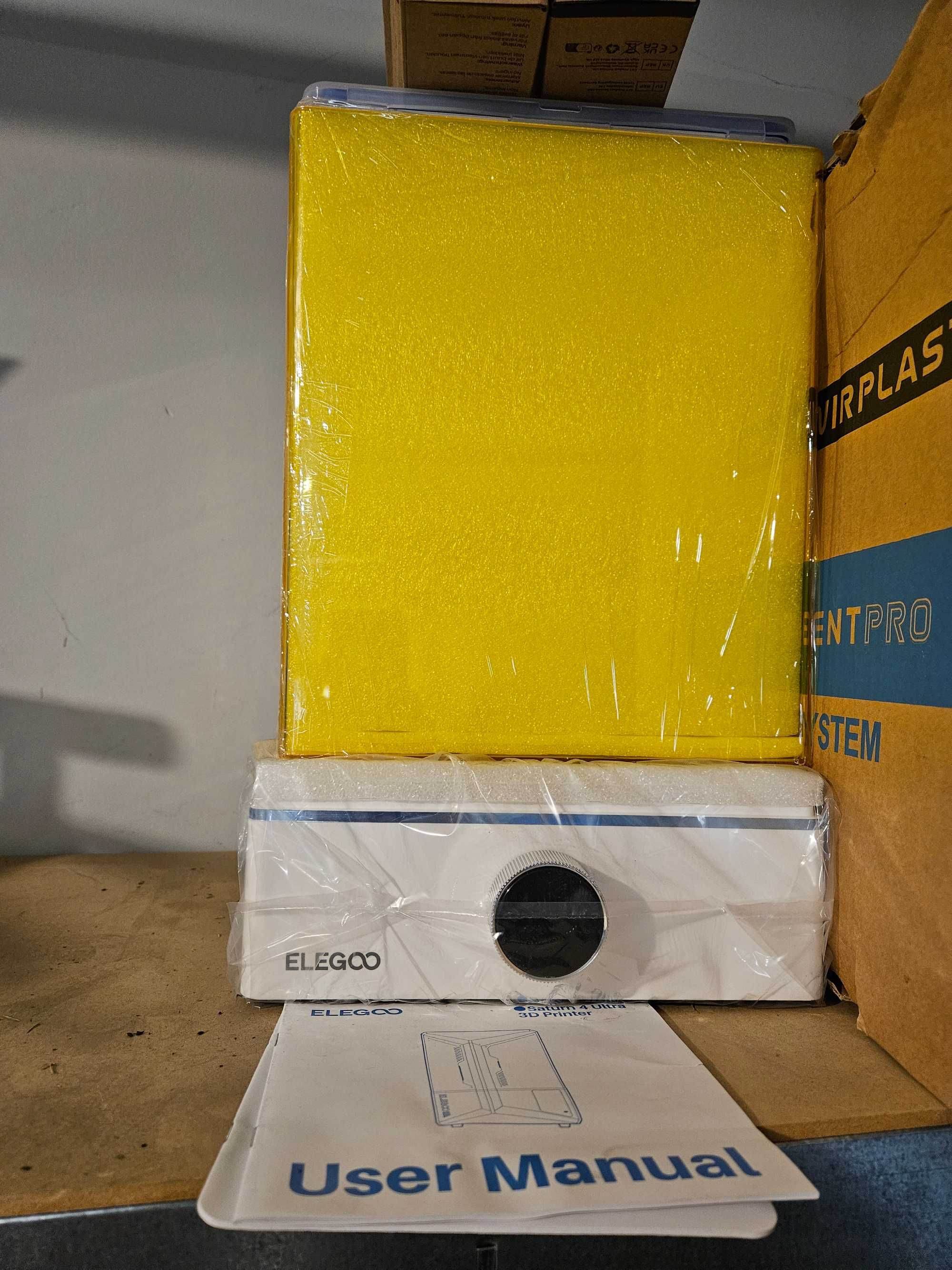 Drukarka żywica, Elegoo Saturn 4 Ultra + Mercury XS Bundle + gratisy