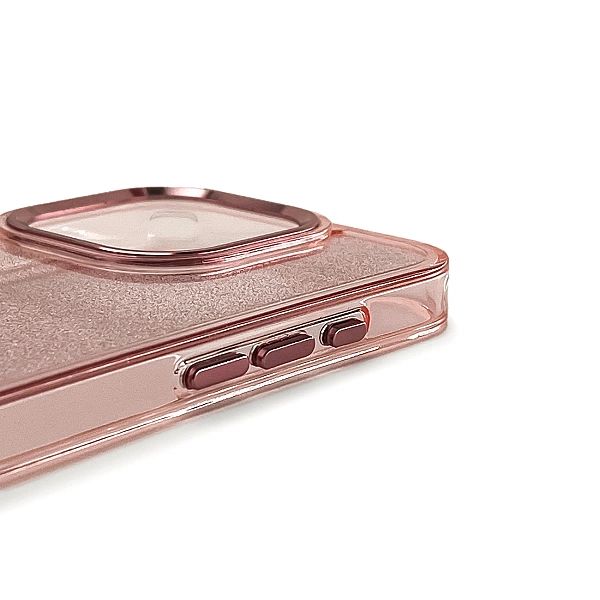 Etui brokatowe Glitter Case na Samsung Galaxy A56/5G - różowe