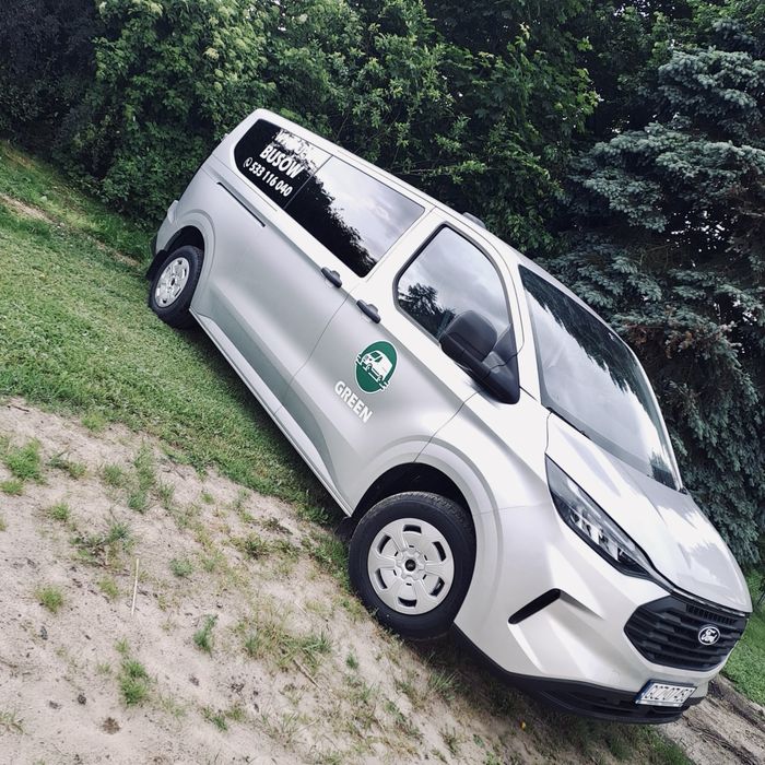 Wynajem busa 9cio osobowy NOWY Ford Transit Custome BEZ LIMITU KM!!!