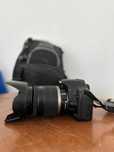 Canon 500 d com objetiva 18 - 200 e mala de transporte