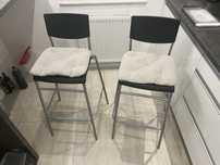 Hokery ikea 2sz + poduszki