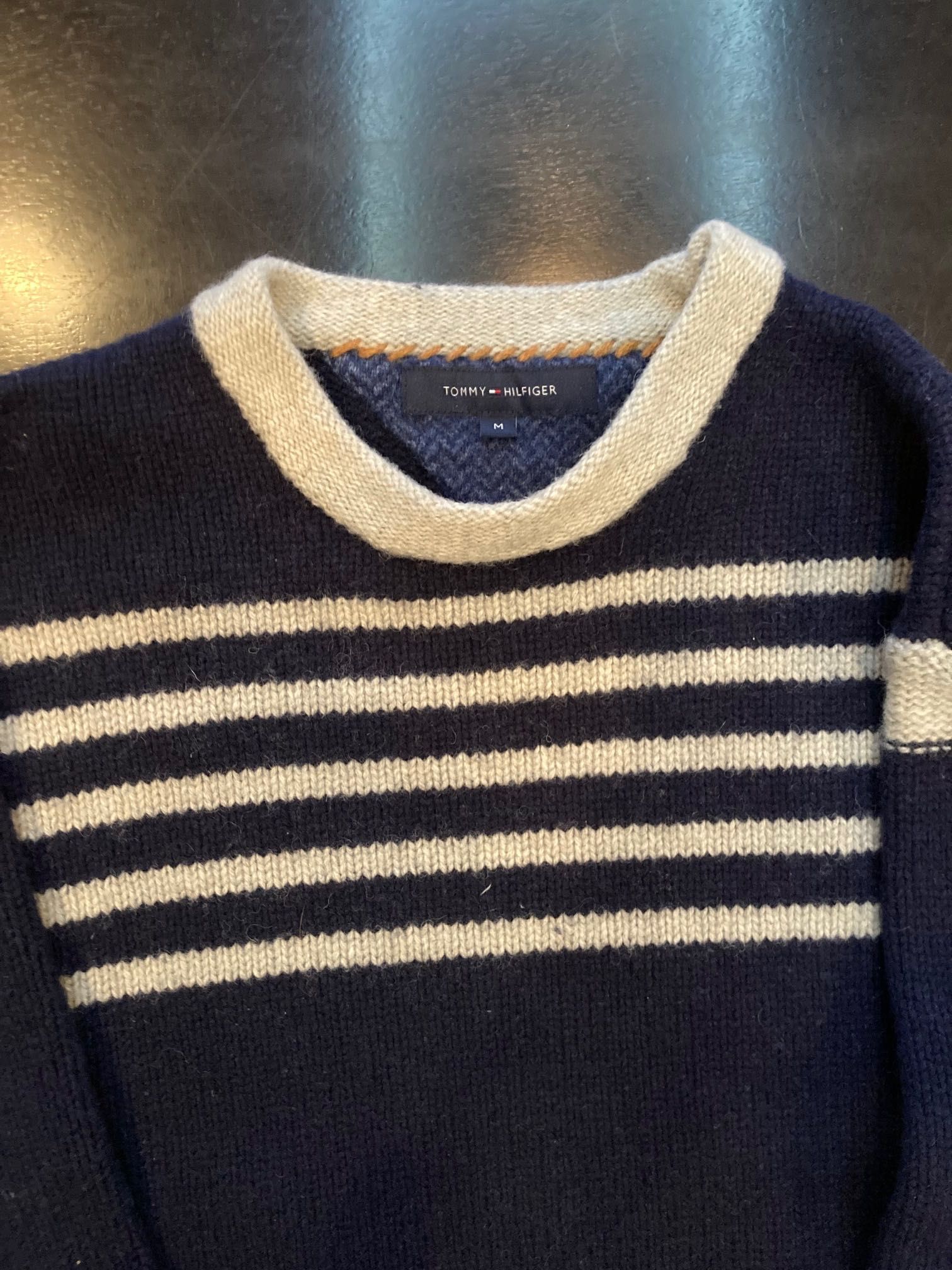 Granatowy sweter Tommy  Hilfiger