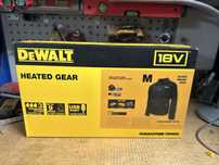 Ogrzewana kurtka DeWalt DCHJ090BD1 + aku + ladowarka + adapter NOWA !