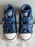 Granatowe Adidasy za kostkę. Converse All Stars. Rozmiar 23