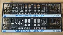 Ramki na tablice rejestracyjne Nowe 2 szt. MM CARS