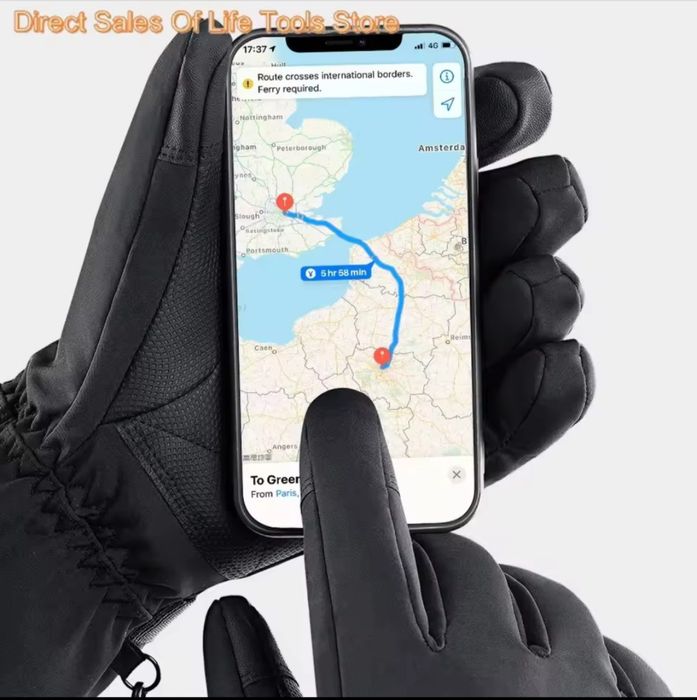 Luvas aquecidas a bateria recarregável ciclismo gelo