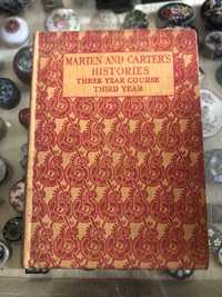 Livro “Marten and Carter’s histories”