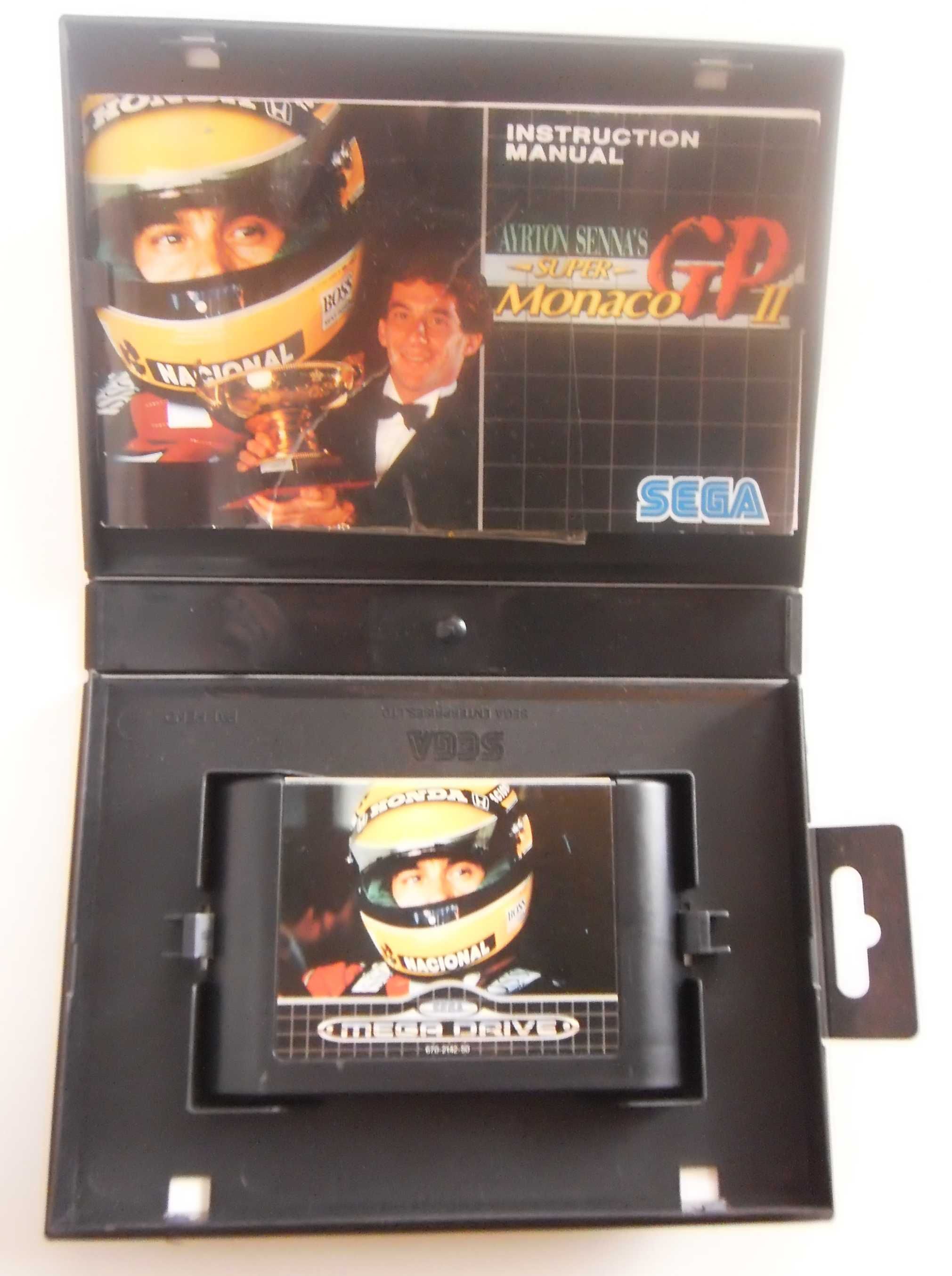 Jogo SEGA MEGADRIVE "Ayrton Senna's Super Monaco GP II" Original /1992