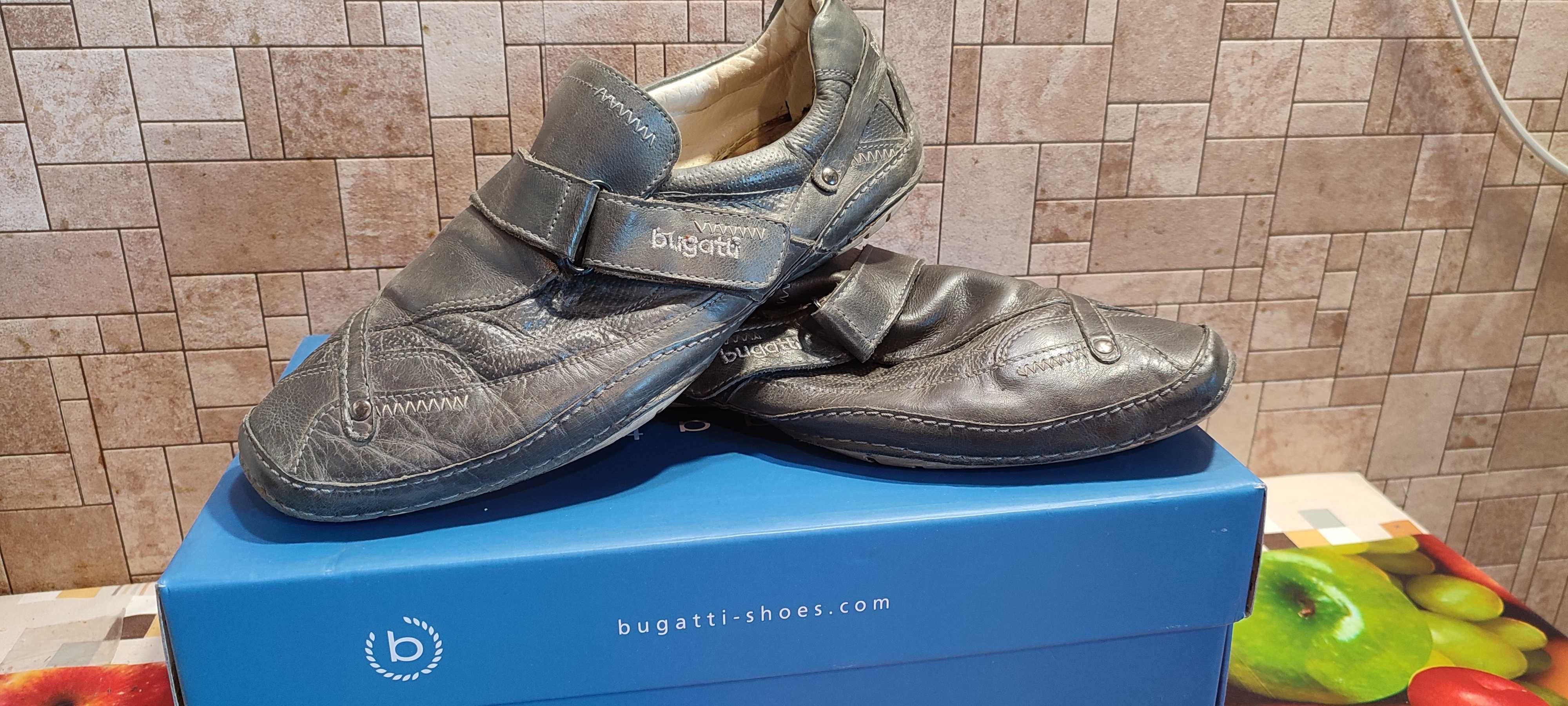 Сандалии мокасины BUGATTI Германия разм.43 натур.кожа