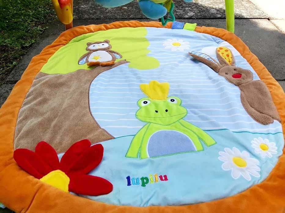 Mata edukacyjna interaktywna dla niemowląt do leżenia Lupilu koc