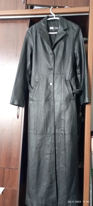 Кожаный плащ Jamie Page