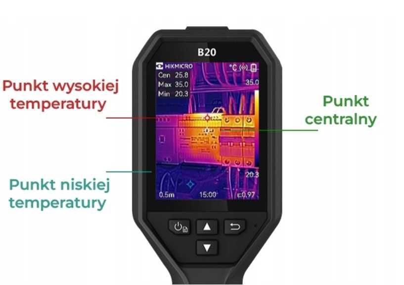 Kamera termowizyjna HIKMICRO B1L 160x120px -20° do 550°C 25 Hz