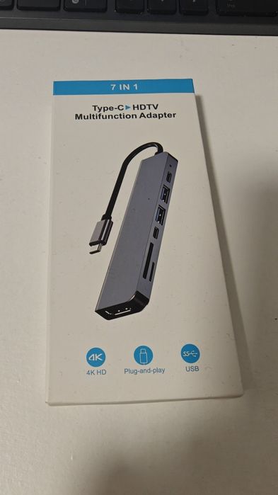 Nowy rozdzielacz Hub USB-C do 4K HDMI Kompatybilny z USB 3.0 2.0 Typ-C