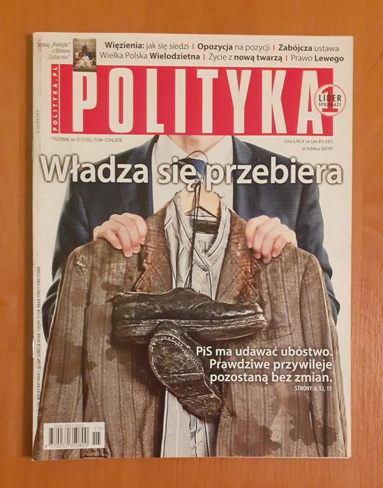 Tygodnik Polityka, wydanie nr 15 z 11-17 kwietnia 2018