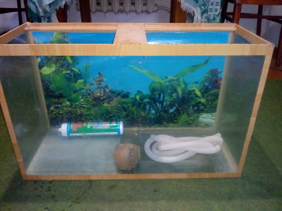 Аквариум 60 литров б\у