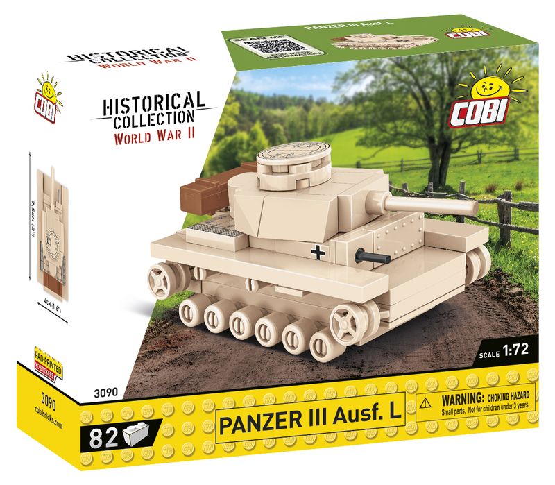 Klocki Cobi 3090 Czołg Panzer Iii Ausf.lhc Ww2 82 El.