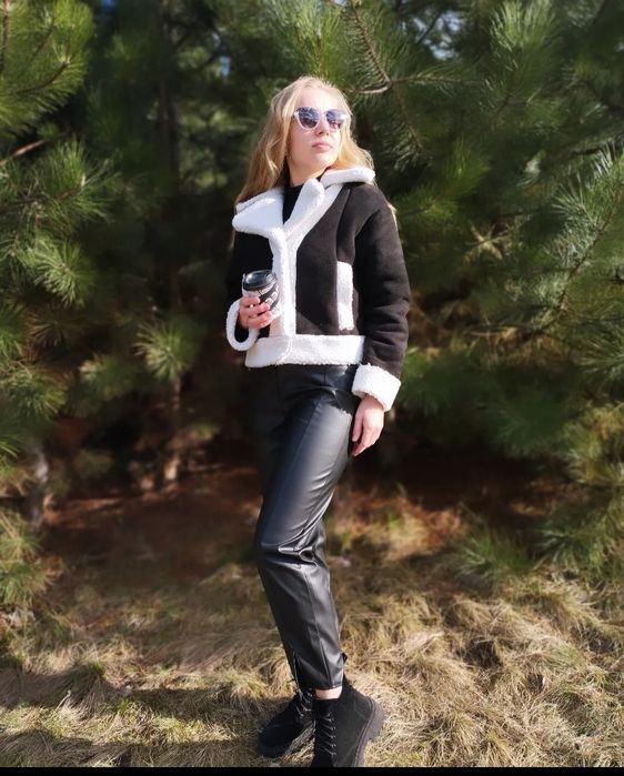 Жіноча дублянка демісезон весна тренд 2025