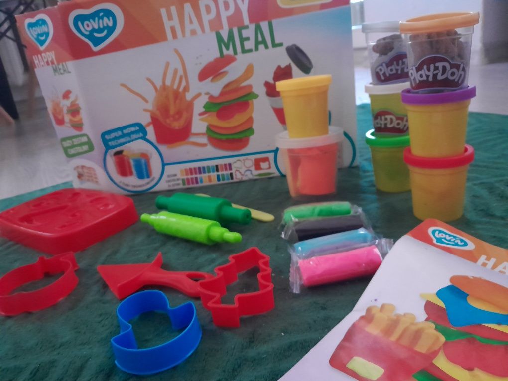 Play doh dentysta, lodziarnia, happy miał i inne ciastolina