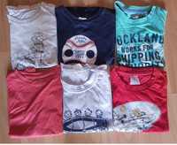 6 T-shirts menino 5/6 anos