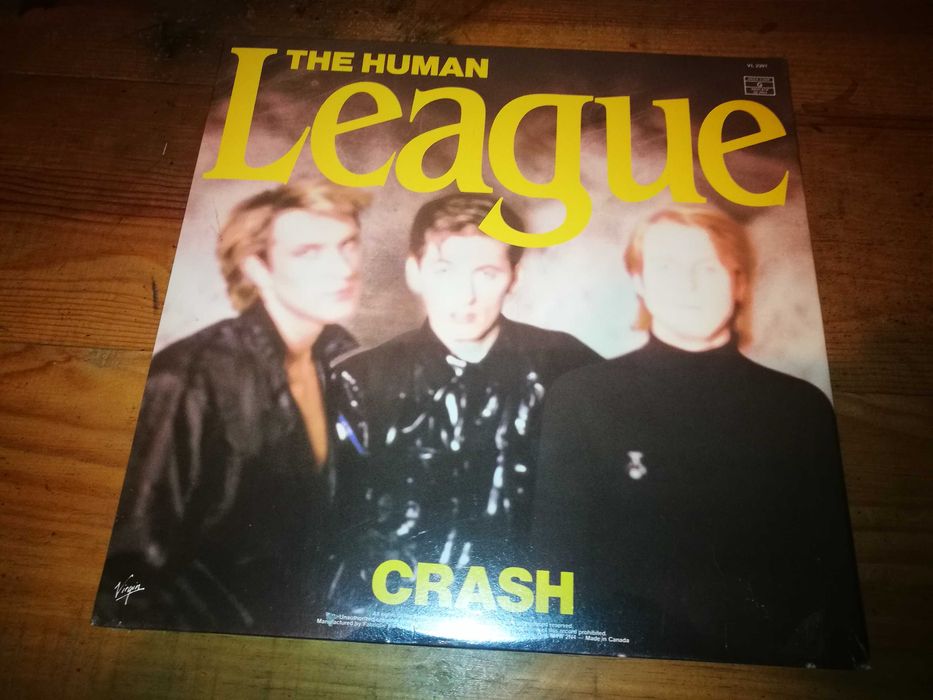 HUMAN LEAGUE - Crash (Ed CANADA Lacrada NOVA de 1986) LP