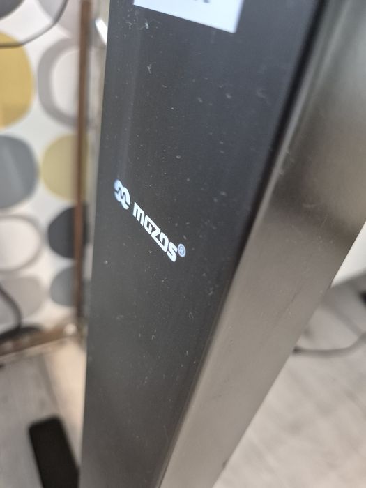 stelaż do biurka czarny z elektryczną regulacją wysokości