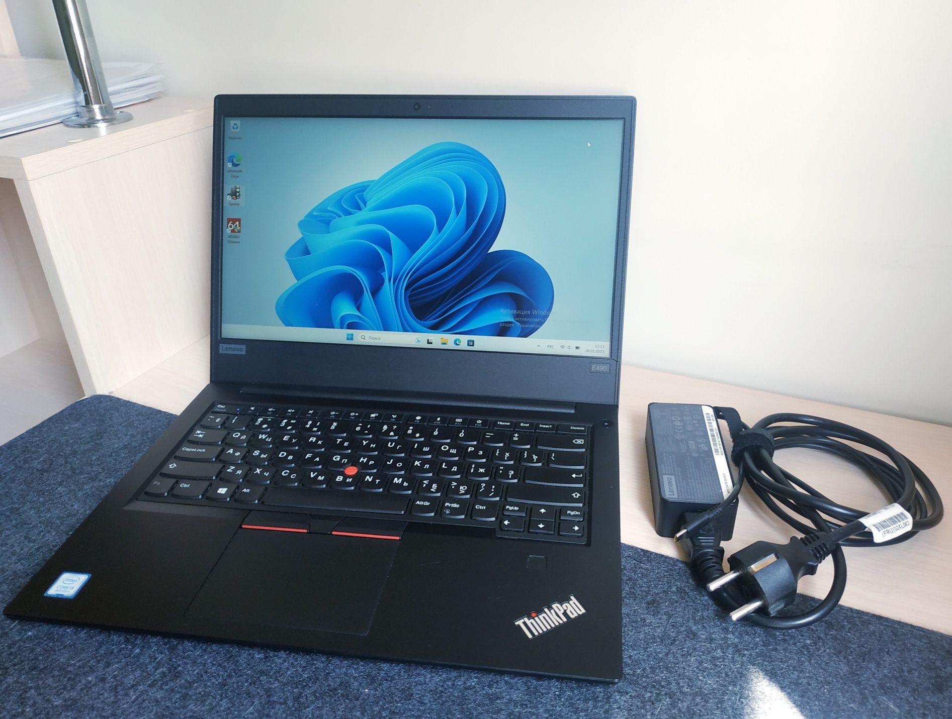 Ноутбук Lenovo ThinkPad E490 i5-8265U, 16 DDR4, SSD 465 GB, 14"FHD