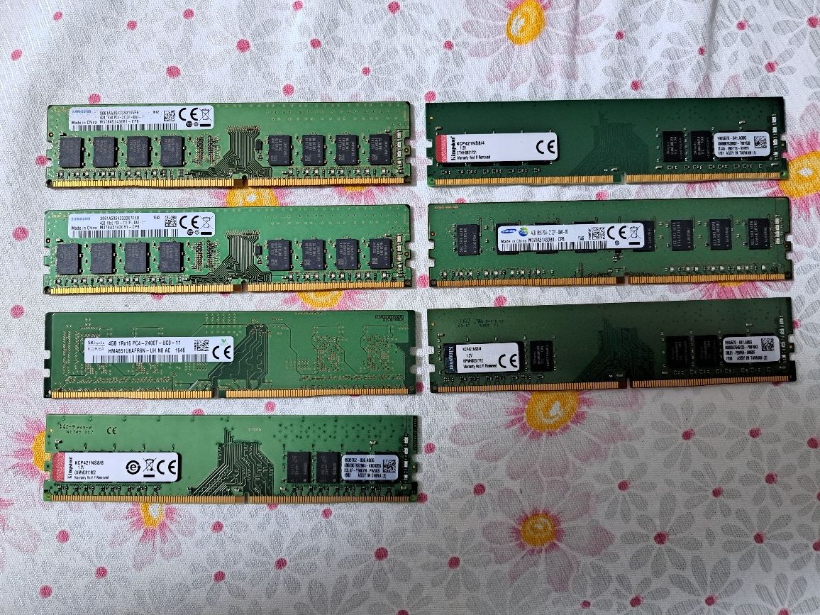 Memórias DDR4 de 4Gb Ram Torre