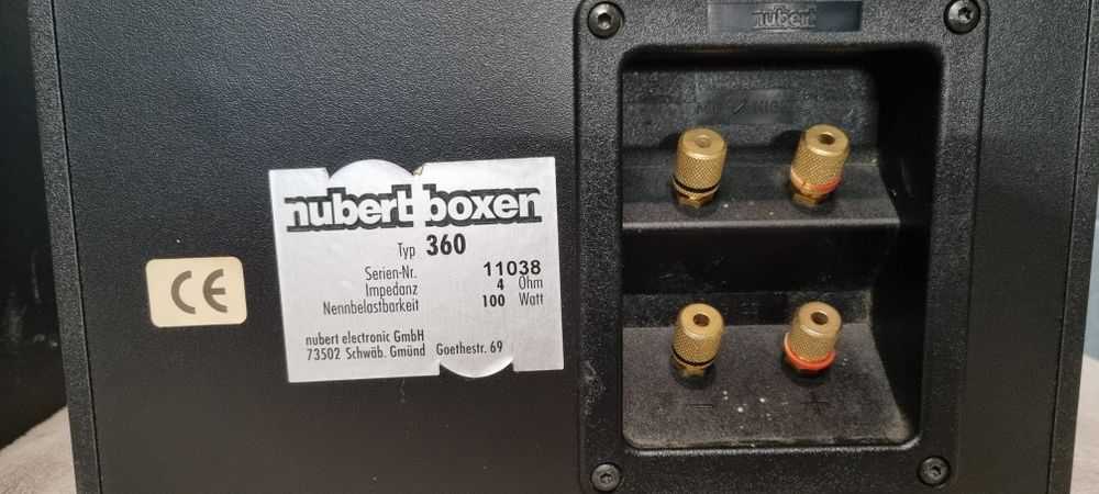 Kolumny NUBERT BOXEN 100 Watt.