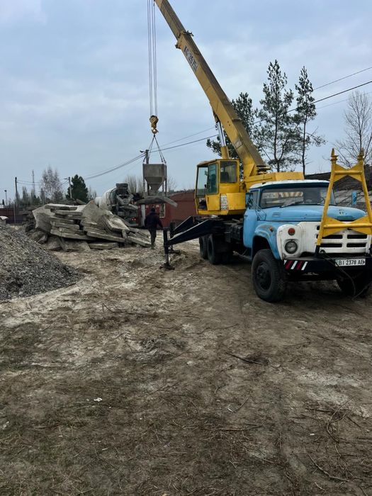 Послуги екскаватора та автокрана
