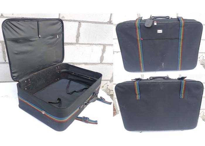 Walizka podróżna miękka SaxoLine 75x57x21cm uchwyt pasy koła