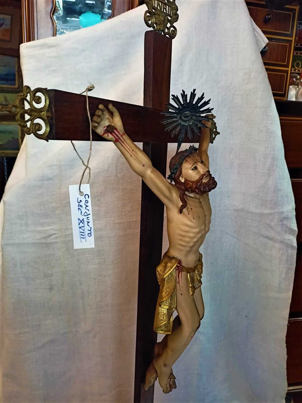 Crucifixo Jesus Cristo Nossa Sra das Dores