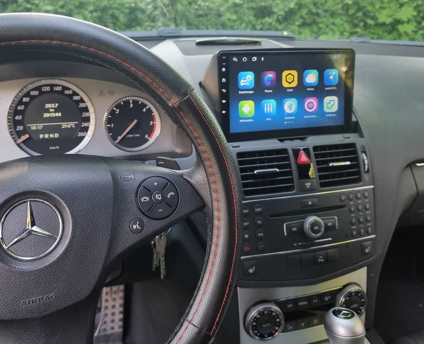 Rádio 2DIN 9" • Mercedes Classe C (W204) • Android C200 C220 [4+32GB]