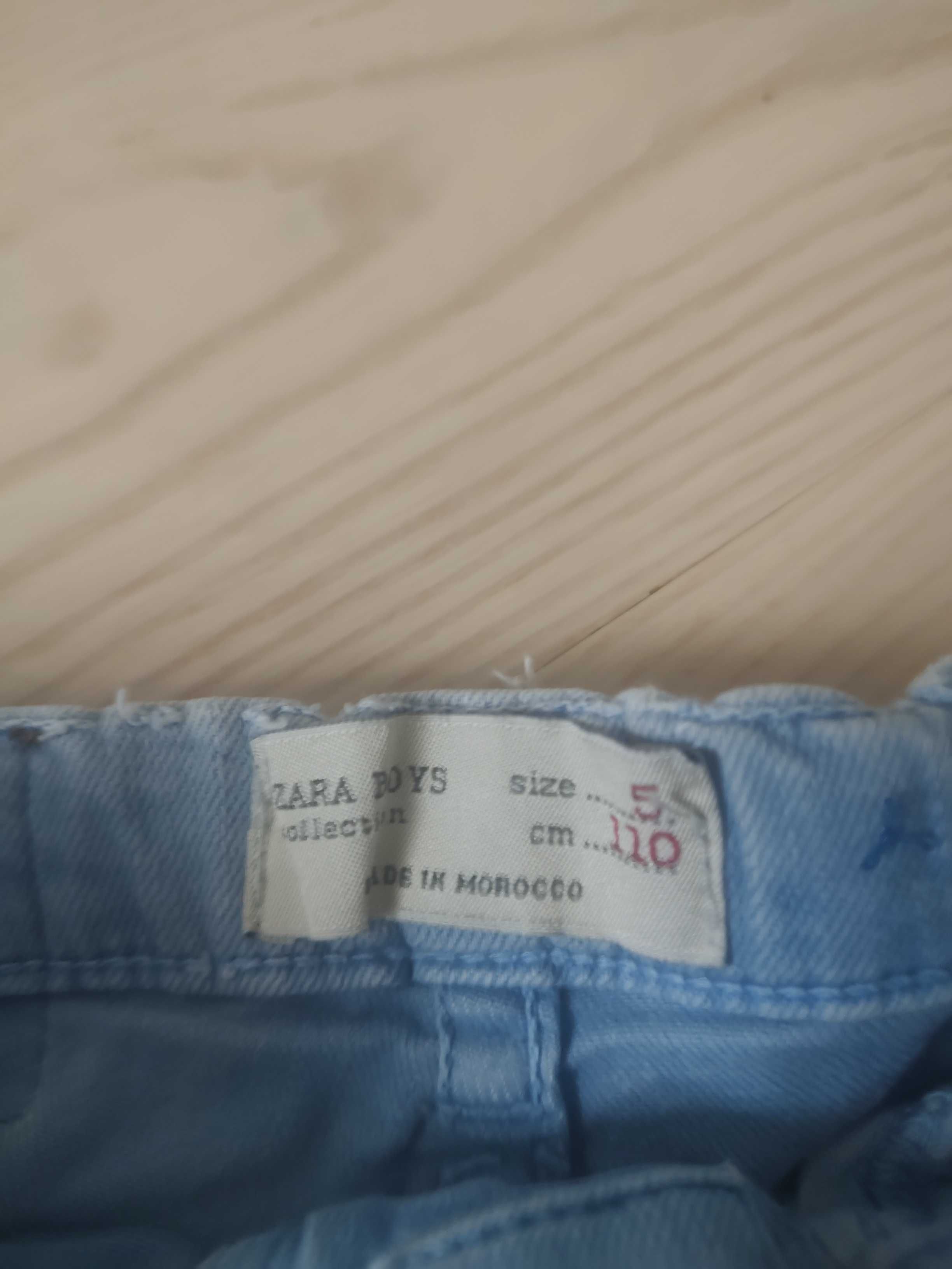 Spodenki jeans Zara rozm. 110 + gratis