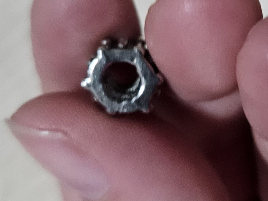 Posrebrzany charms/ koralik modułowy