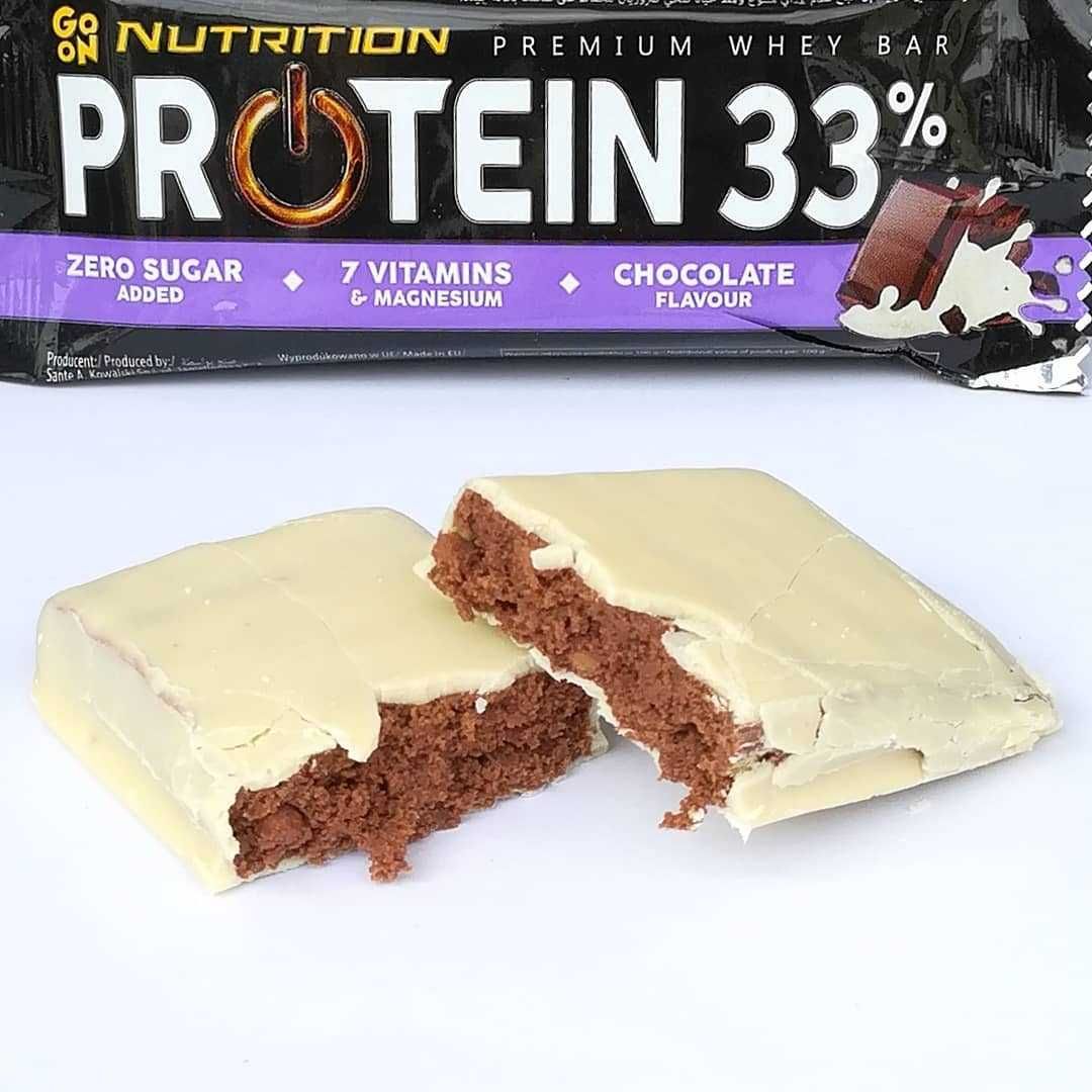 Protein 33 батончик протеїновий без цукру від Go On Nutrition