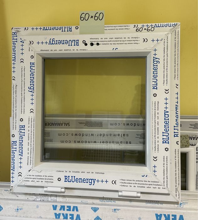 Okno PCV nowe 70 x 40, białe, dostępne od ręki! Inne rozmiary!