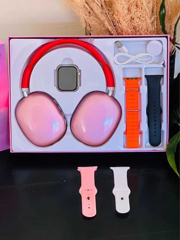 Smartwatch & Headphones c/ 4 fivelas