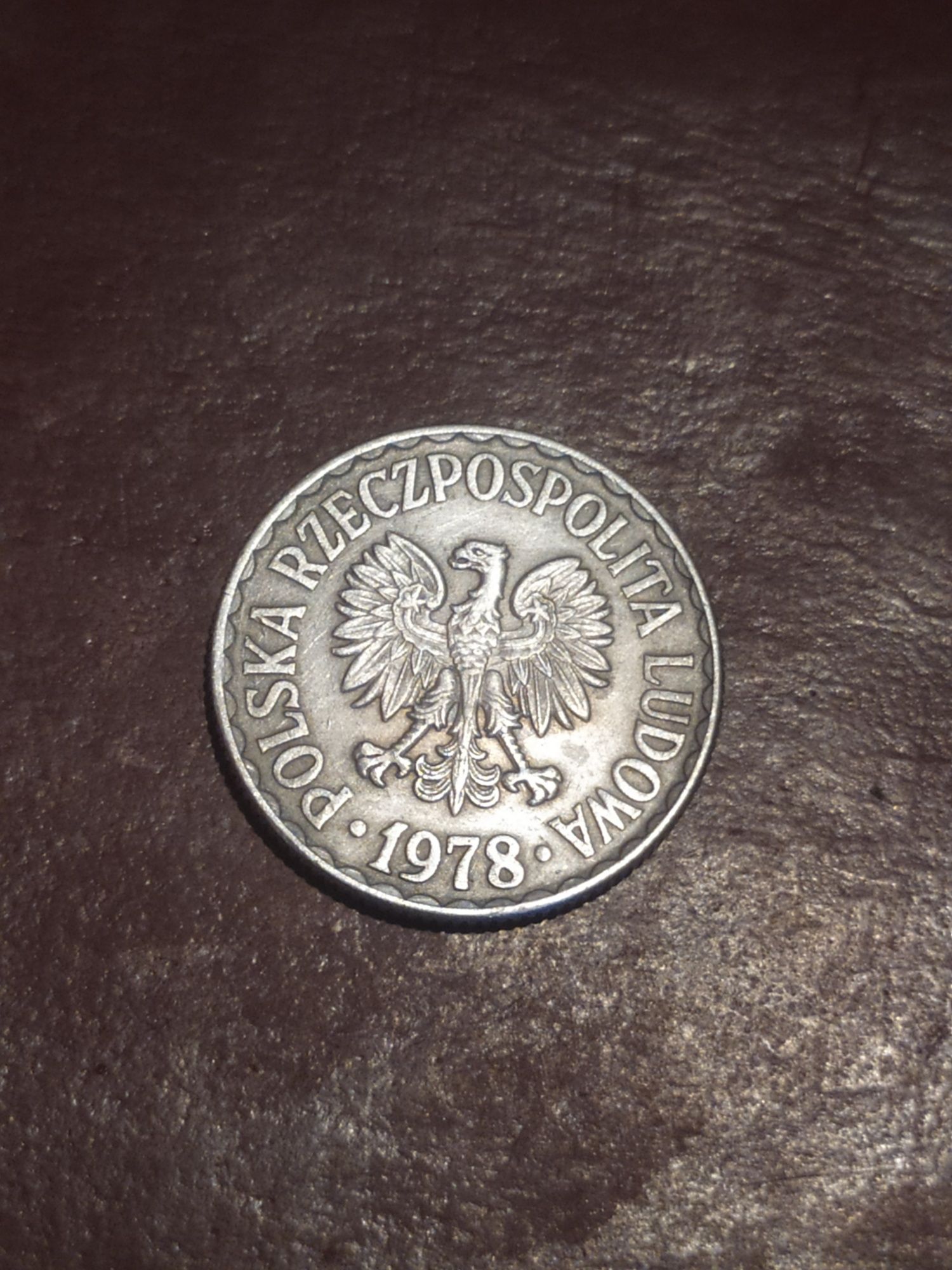 1zł 1 złoty złotówka 1978 rok bez znaku mennicy STAN