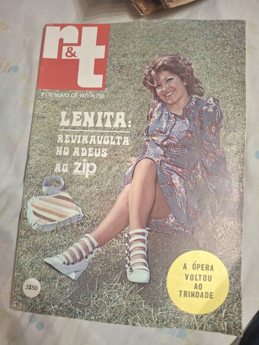 Revistas vintage radio televisão lenita gentil