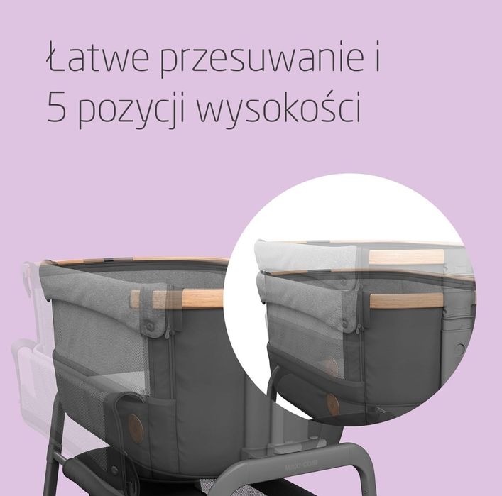 Jak Nowe Maxi-Cosi Iora Łóżeczko dostawka, Co-sleeper , 0–6 mies.