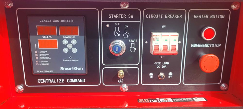 Agregat prądotwórczy 12.5KVa Diesel chłodzony cieczą odpalany z pilota