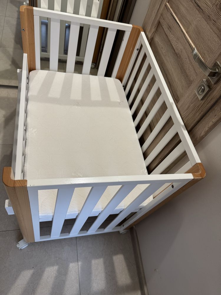 Drewniane Łóżeczko Kinderkrat Koya 4w1