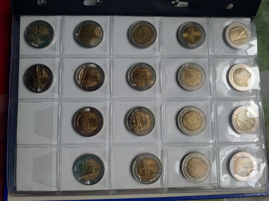 Monety  okolicznościowe 5-cio złotowe - 23szt komplet