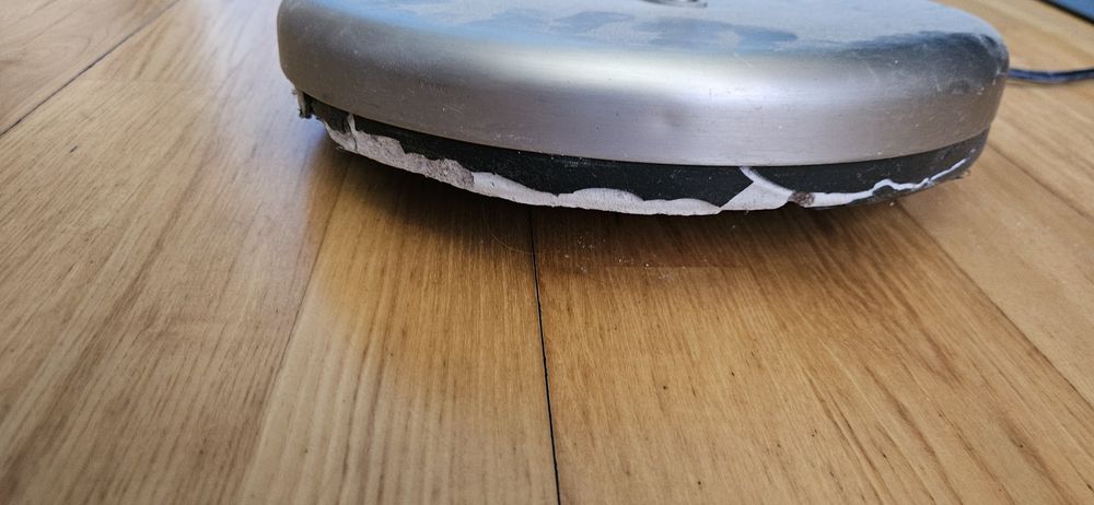 Lampa stojąca srebna