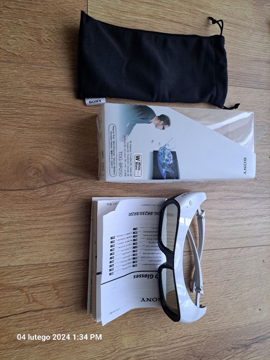 Okulary Sony 3D TDG-BR250